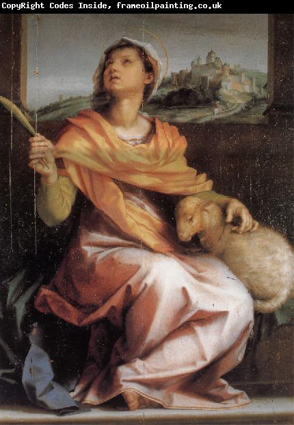 Andrea del Sarto Portrait of the altar